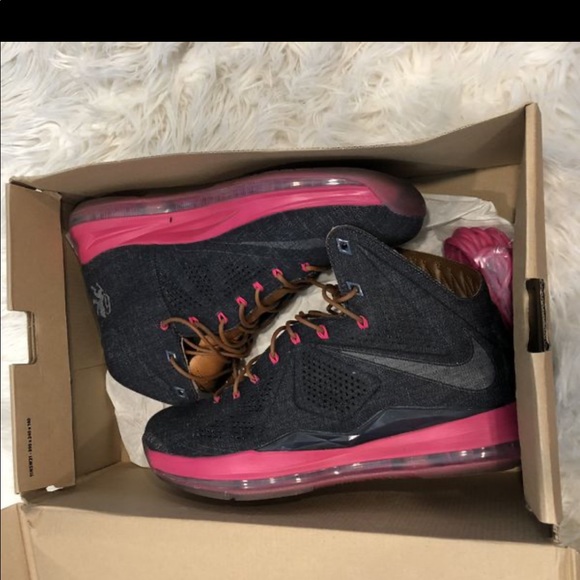⛔️sold⛔️Lebron X Ext Denim - Picture 2 of 6